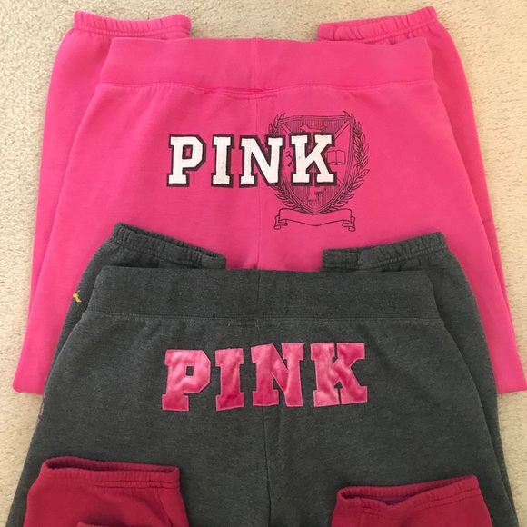 ✨VS PINK Bundle-✨4 Cropped Sweatpants + Bonus - Picture 6 of 8